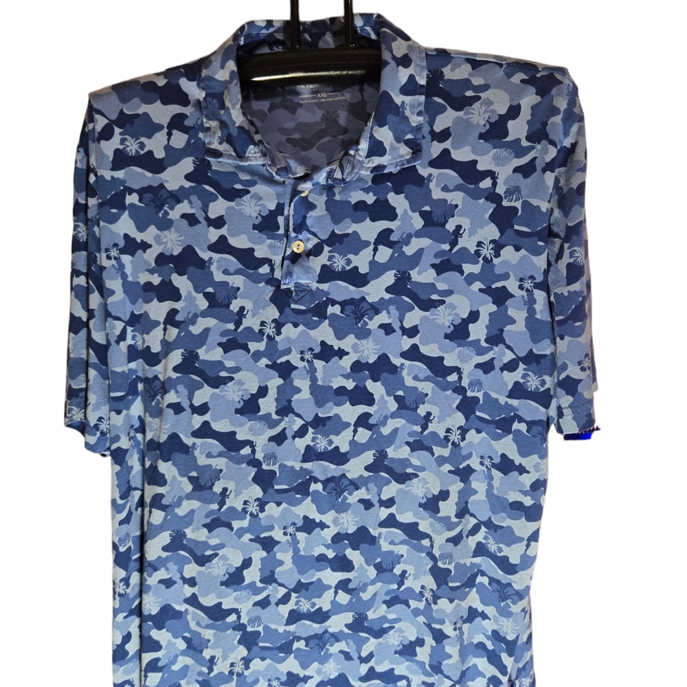 PETER MILLAR "Seaside" Golf Polo Size XXL Like New